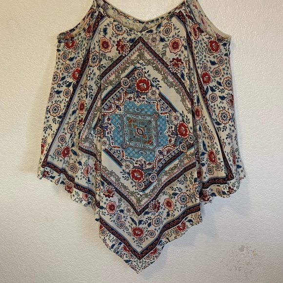 New Look strap top handkerchief style size8 ptp 20 - Picture 2 of 5